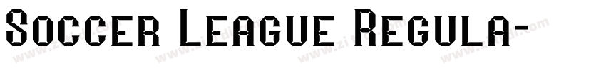 Soccer League Regula字体转换